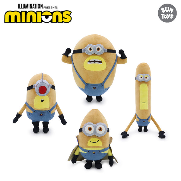 Minions 7"-11" Mega Minion Plush - Dave | Gus | Tim | Mel